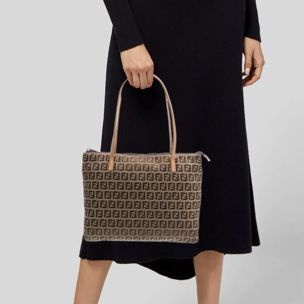 Fendi Zucchino Tote Bag